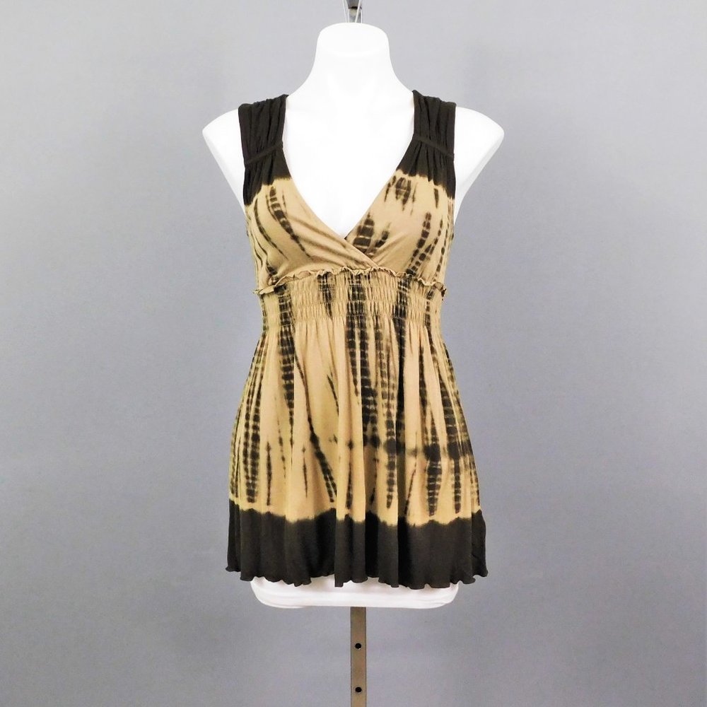 Mossimo Women Shirt‎ Brown Multicolor S